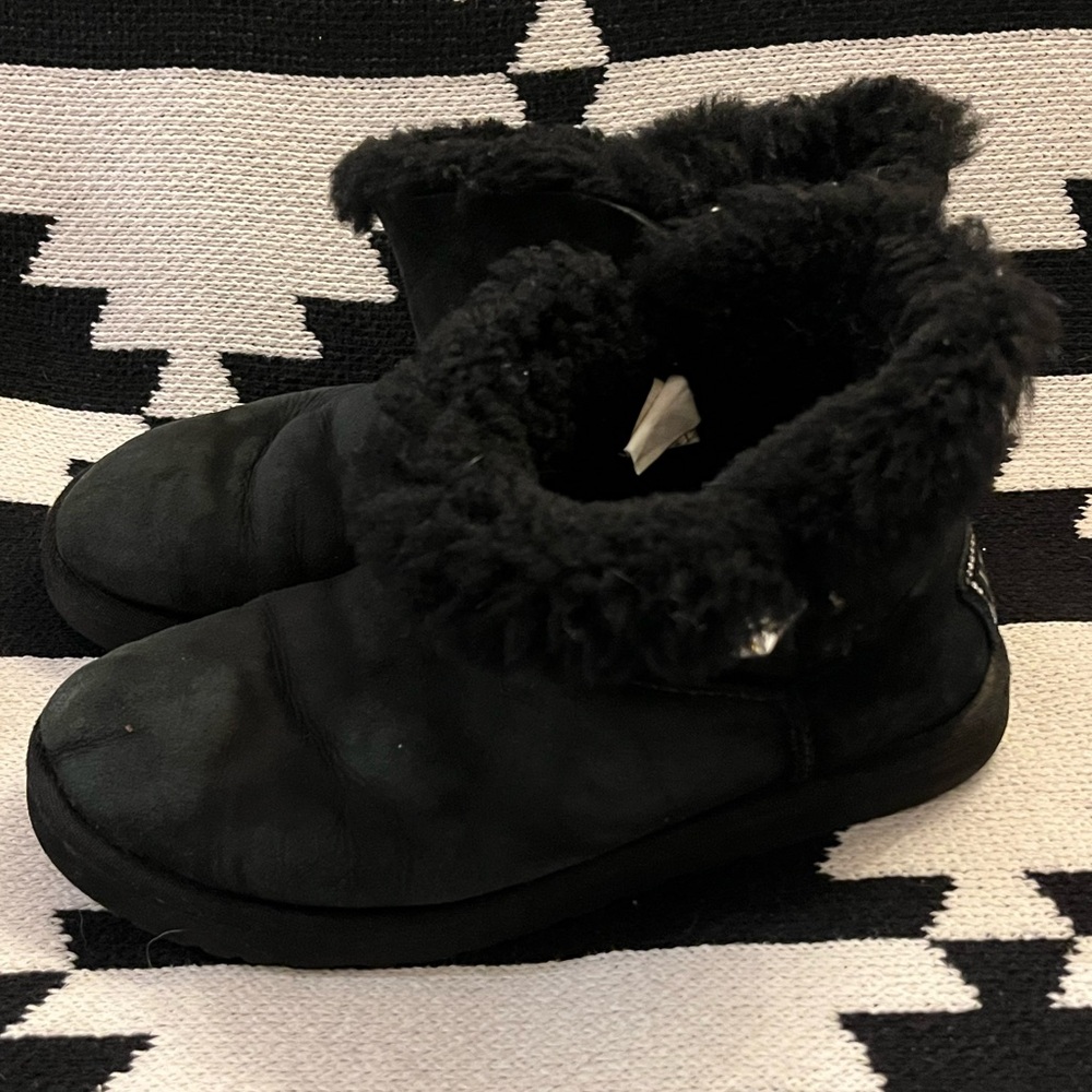 UGG Swarovski Shearling Boots with Rhinestone Detail